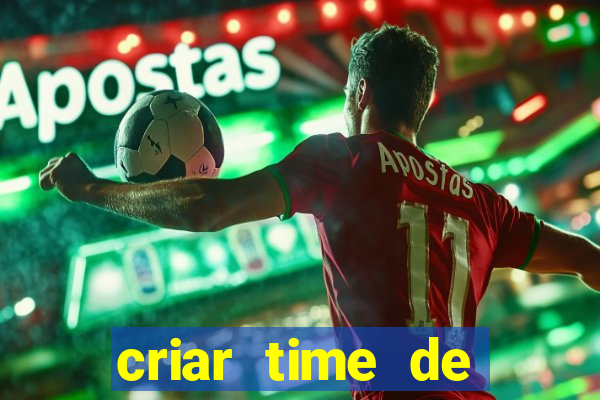 criar time de futebol simulador